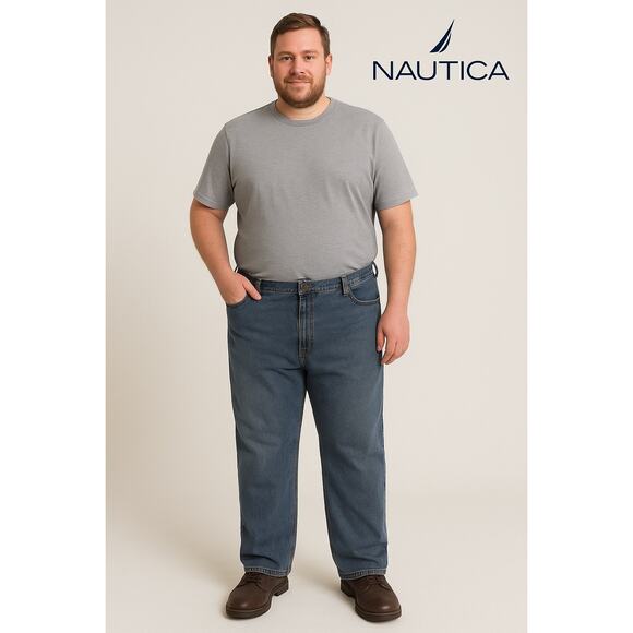 Nautica Men’s Bootcut Jeans Sz. 38/34 - Picture 1 of 5